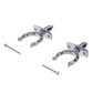 Chrome Plated Zinc Rowlock Set, 2/PK