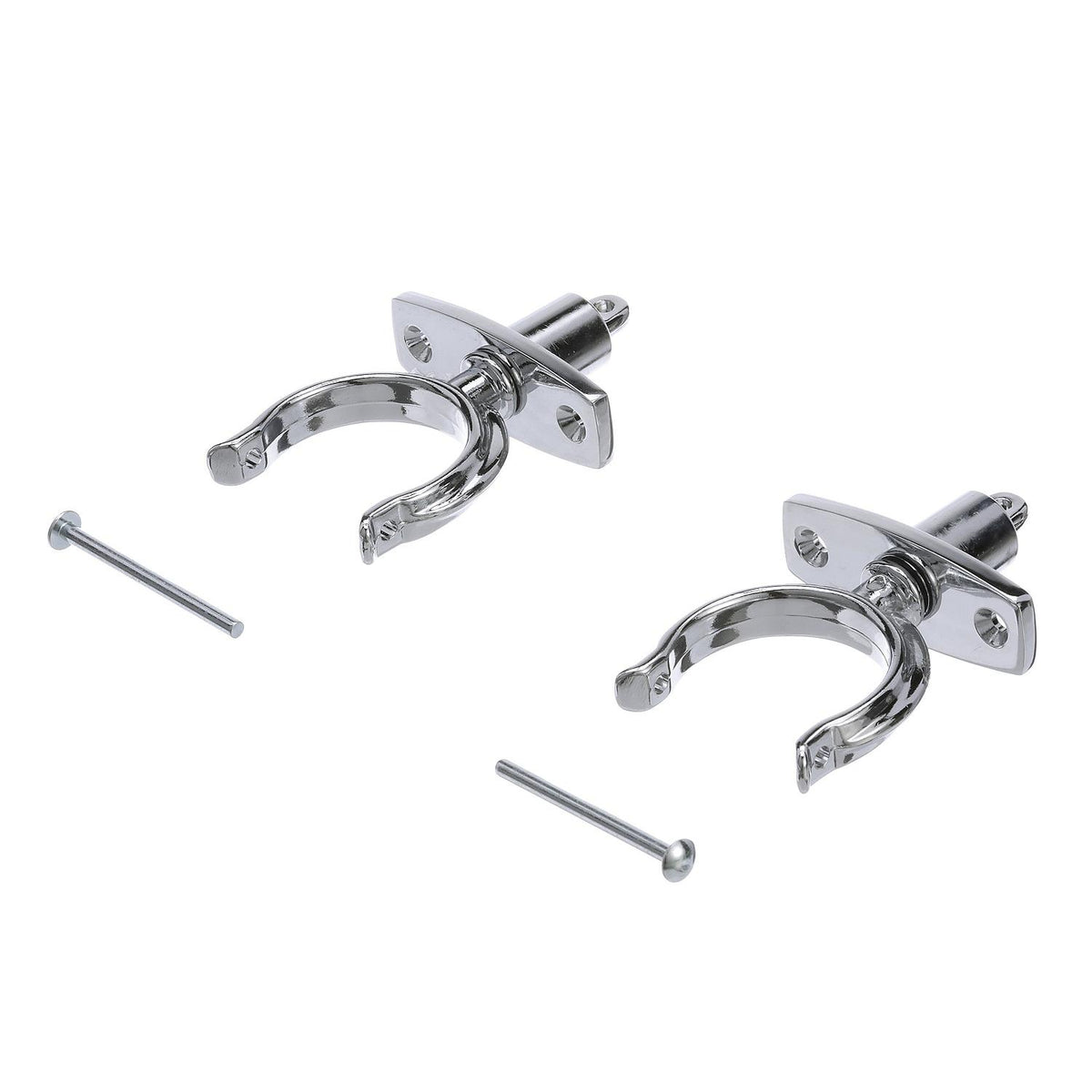 Chrome Plated Zinc Rowlock Set, 2/PK