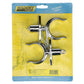 Chrome Plated Zinc Rowlock Set, 2/PK