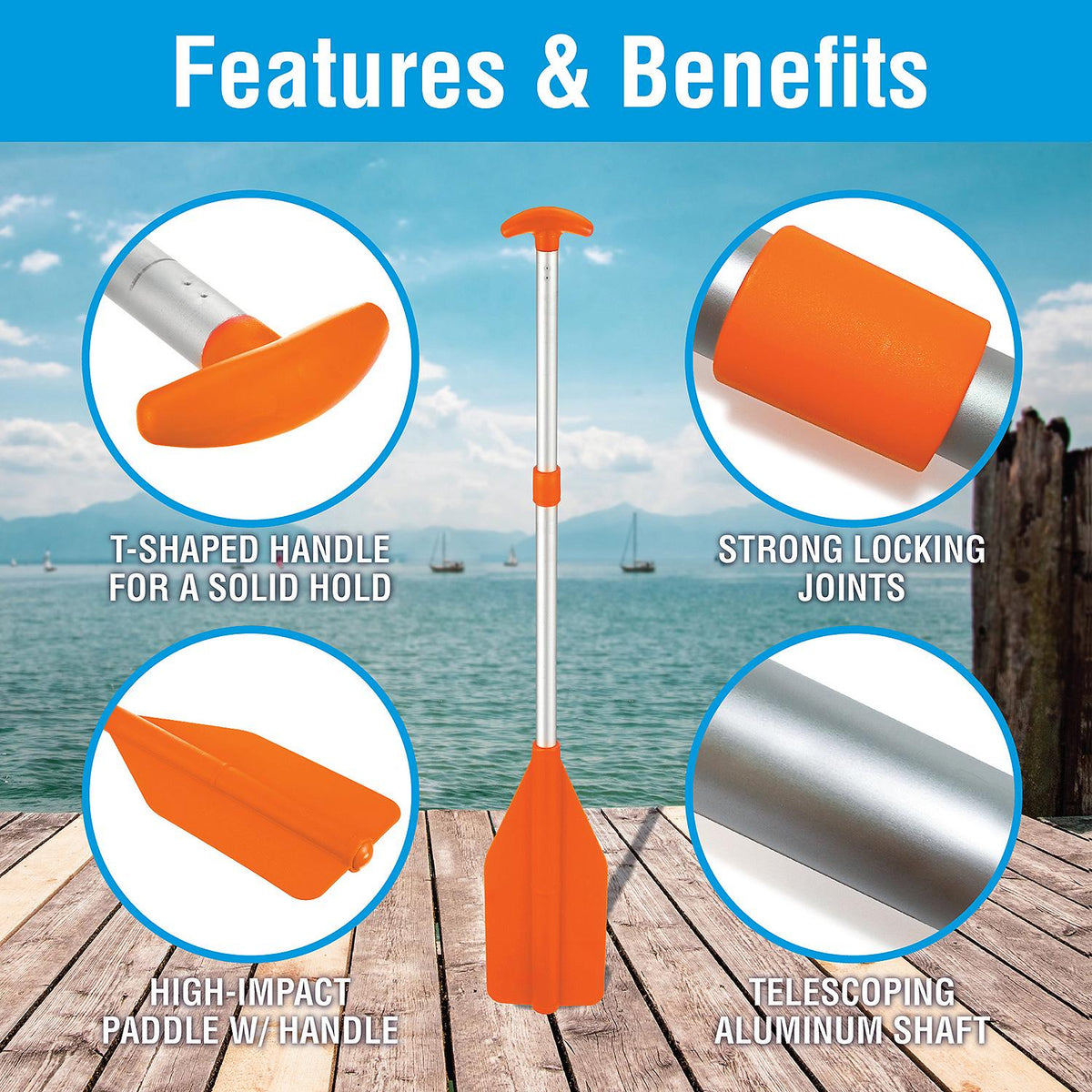 20in - 45in Telescoping Paddle