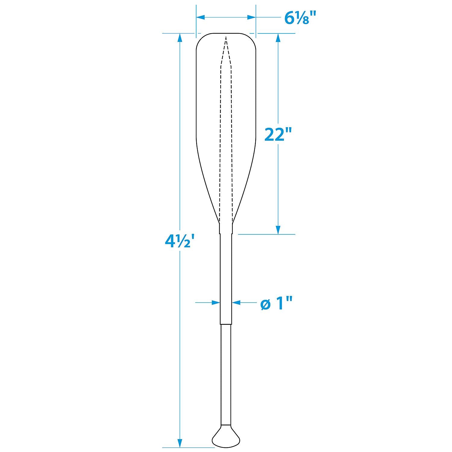 Synthetic Paddle w/ Aluminum Shaft, 4.5ft