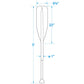 Synthetic Paddle w/ Aluminum Shaft, 5ft