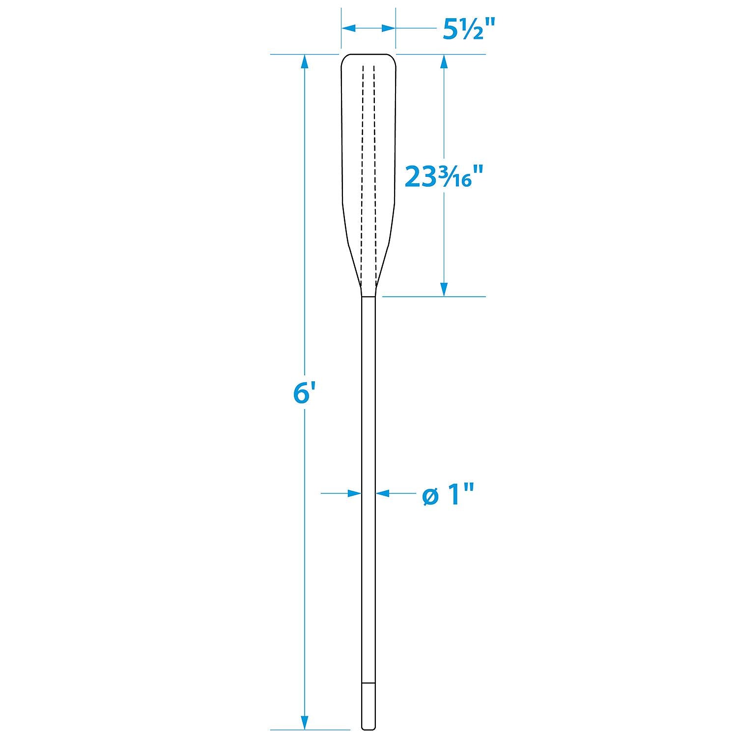Synthetic Oar, 6ft