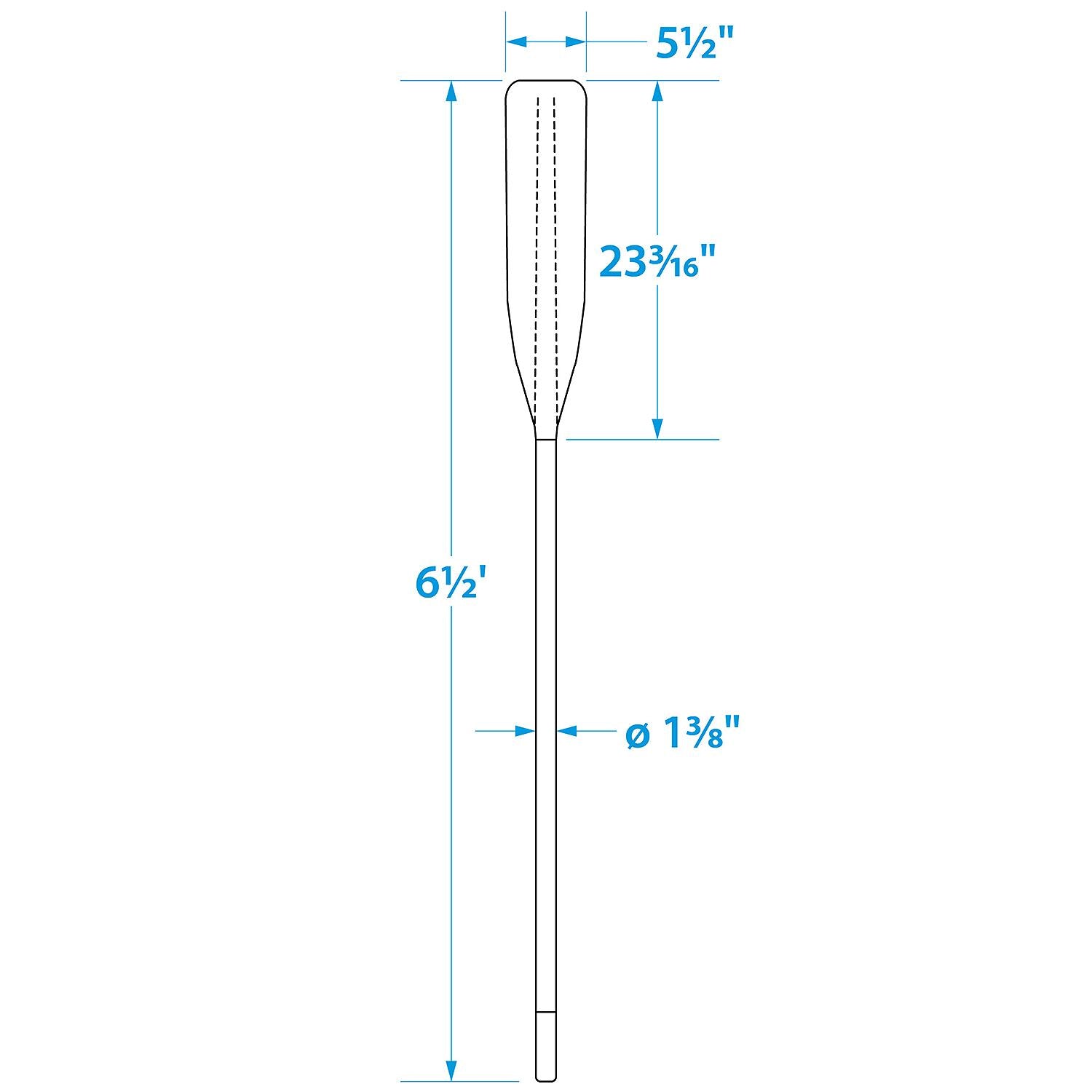 Synthetic Oar, 6.5ft