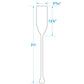 Standard Wood Paddle, 3.5ft