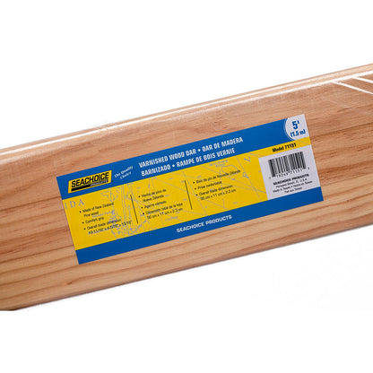 Premium Varnished Oar w/ Comfort Grip, 5ft