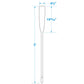 Premium Varnished Oar w/ Comfort Grip, 5ft
