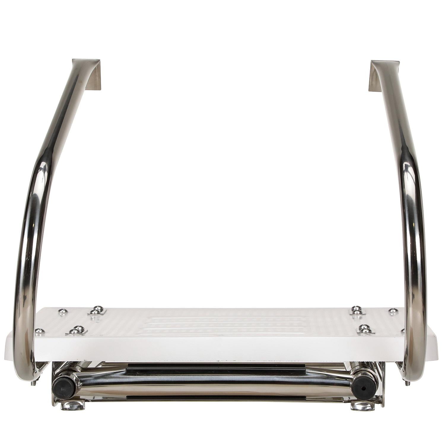 Deluxe 2 Step Universal Swim Platform w/ Slide Mount Telescoping Ladder