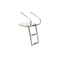 Deluxe 3 Step Universal Swim Platform w/ Slide Mount Telescoping Ladder