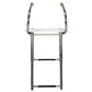 Deluxe 2 Step Universal Swim Platform w/ Slide Mount Telescoping Ladder