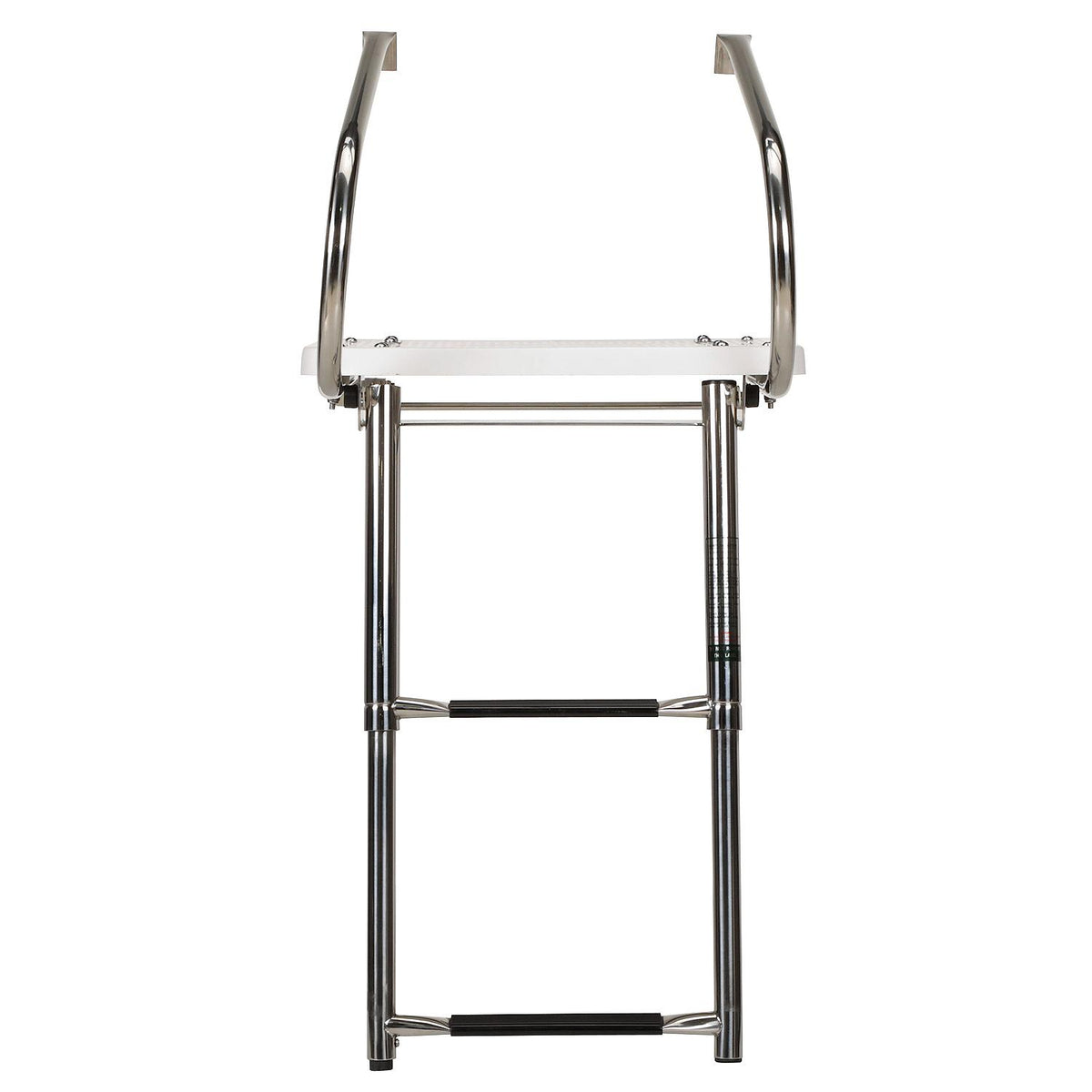 Deluxe 2 Step Universal Swim Platform w/ Slide Mount Telescoping Ladder