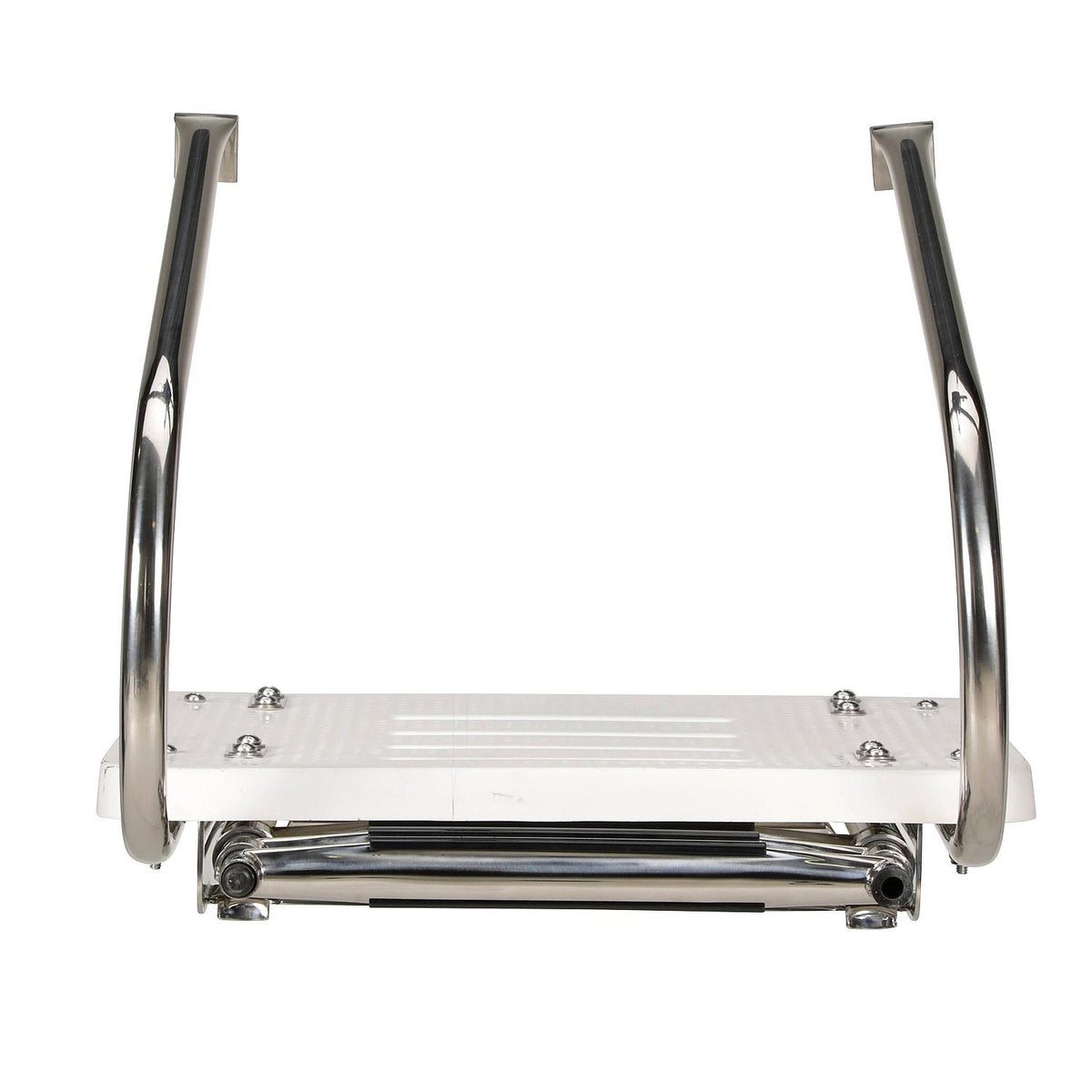 Deluxe 3 Step Universal Swim Platform w/ Slide Mount Telescoping Ladder