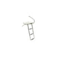 Deluxe 3 Step Universal Swim Platform w/ Slide Mount Telescoping Ladder