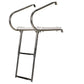 Universal 2 Step Swim Platform w/ Under Mount Telescoping Ladder