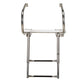 Universal 2 Step Swim Platform w/ Under Mount Telescoping Ladder