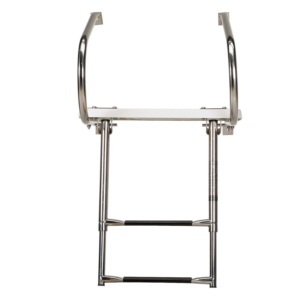 Universal 2 Step Swim Platform w/ Under Mount Telescoping Ladder