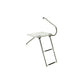 Universal 2 Step Swim Platform w/ Under Mount Telescoping Ladder
