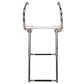Universal 2 Step Swim Platform w/ Under Mount Telescoping Ladder