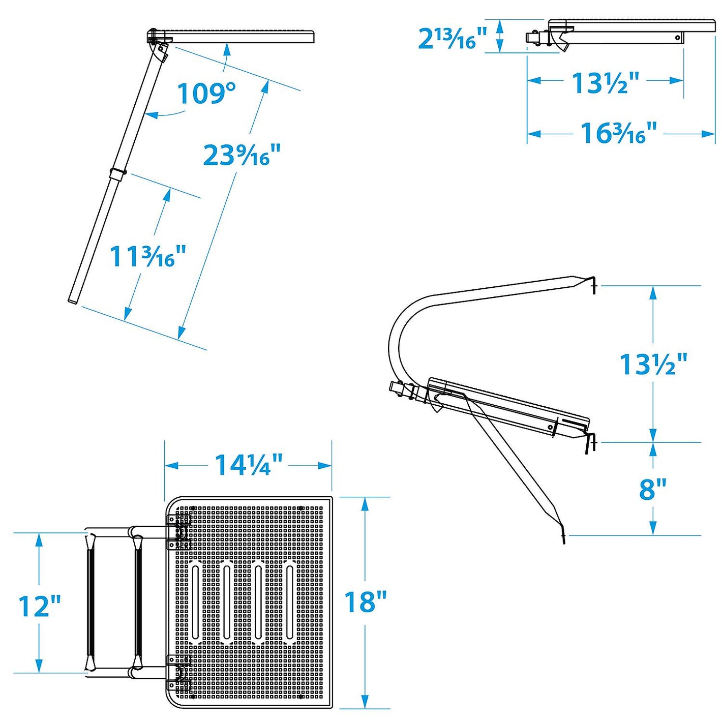 Universal 2 Step Swim Platform w/ Under Mount Telescoping Ladder