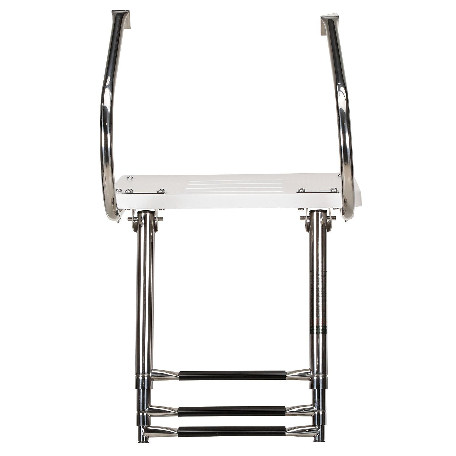 Universal 3 Step Swim Platform w/ Under Mount Telescoping Ladder