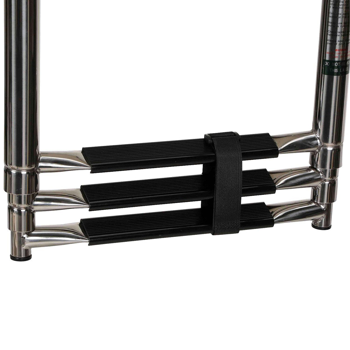 Universal 3 Step Swim Platform w/ Under Mount Telescoping Ladder