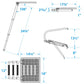 Universal 3 Step Swim Platform w/ Under Mount Telescoping Ladder