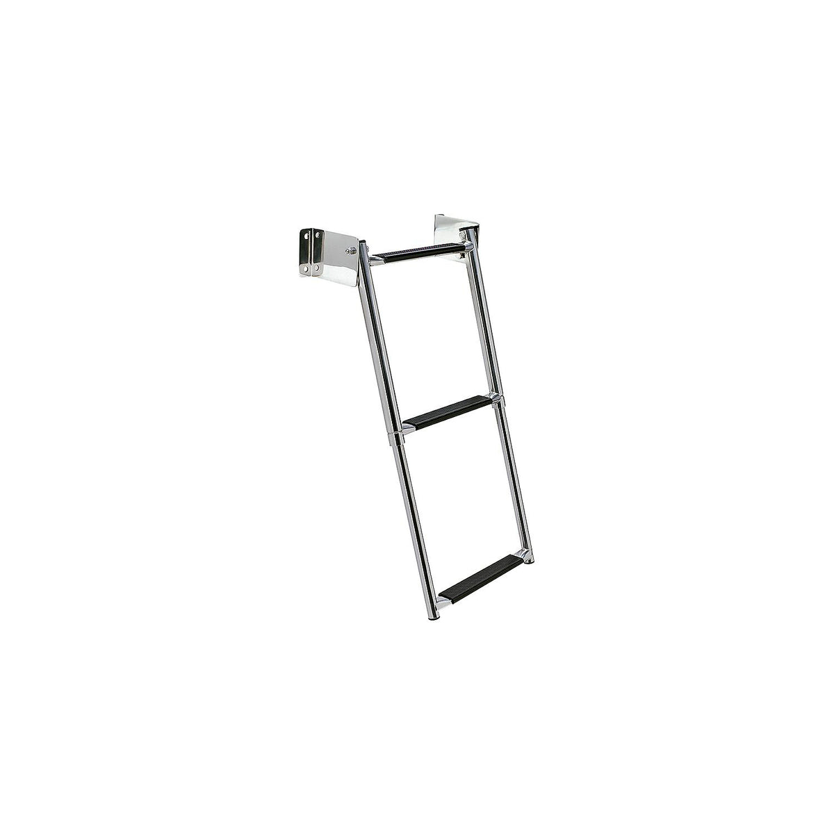 Telescoping 4 Step Transom Mount, Stainless Steel