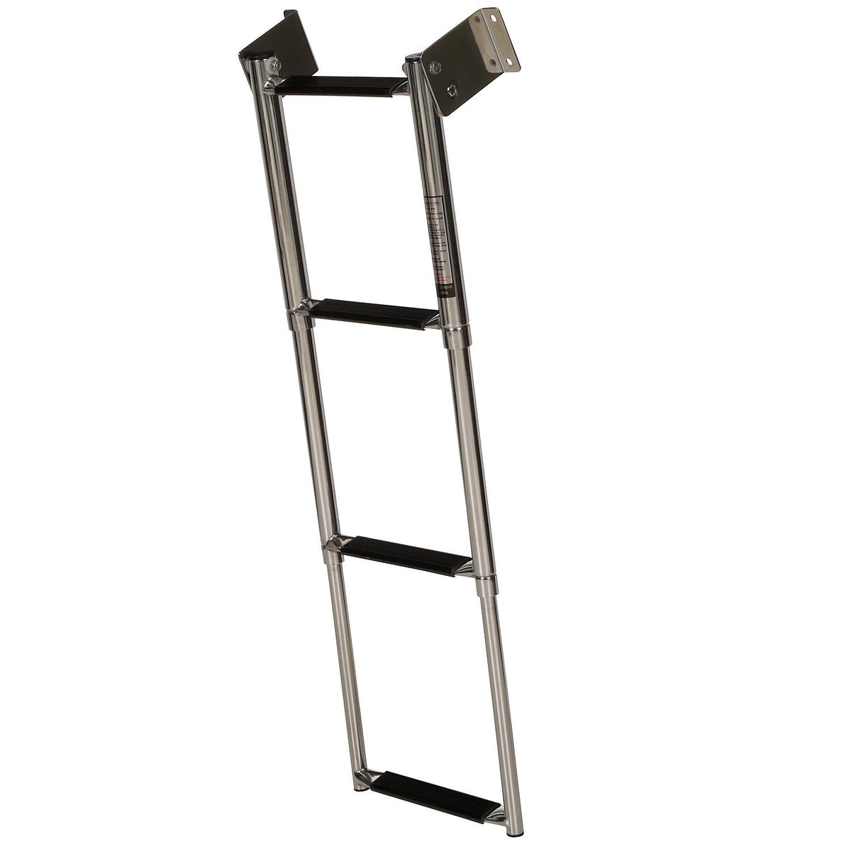 Telescoping 4 Step Transom Mount, Stainless Steel