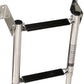 Telescoping 4 Step Transom Mount, Stainless Steel