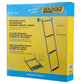 Telescoping 4 Step Transom Mount, Stainless Steel