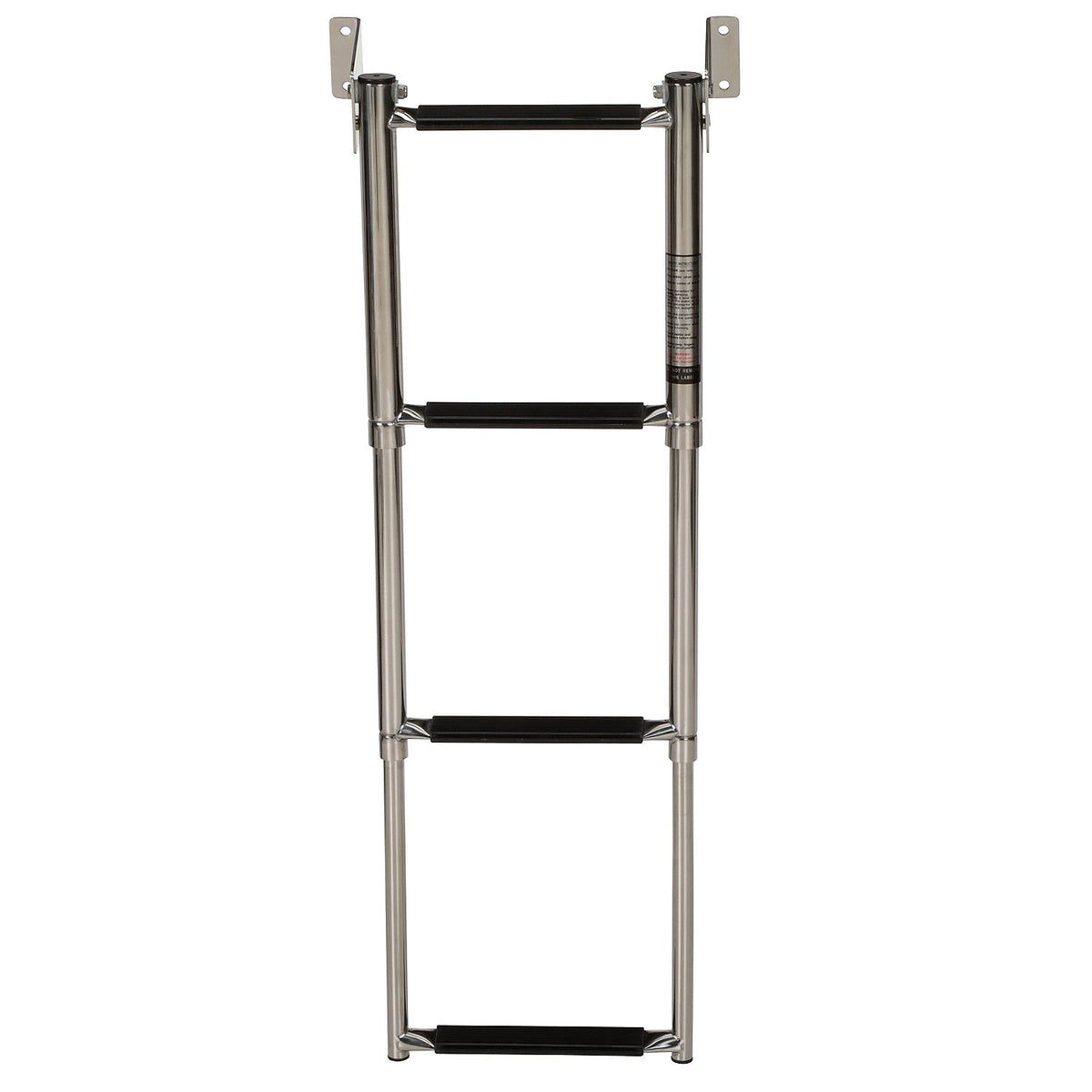Telescoping 4 Step Transom Mount, Stainless Steel