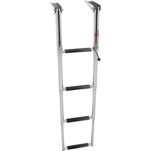 Over Platform Telescoping Ladder, 4 Steps