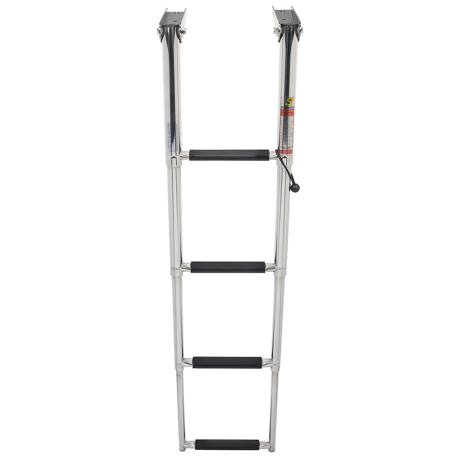 Over Platform Telescoping Ladder, 4 Steps
