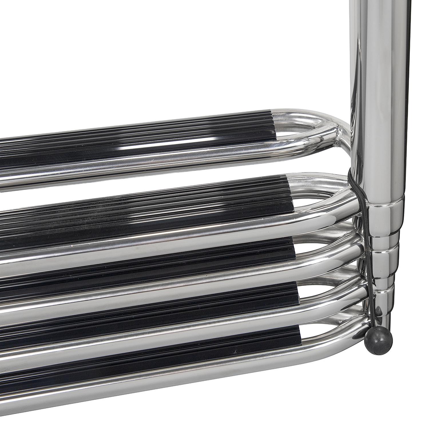 Premium Telescoping Pontoon Boat Ladder, 4 Steps