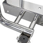 Premium Telescoping Pontoon Boat Ladder, 4 Steps