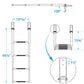 Telescoping Ladder Only for Universal 4 Step Swim Platform w/ Top Mount Ladder