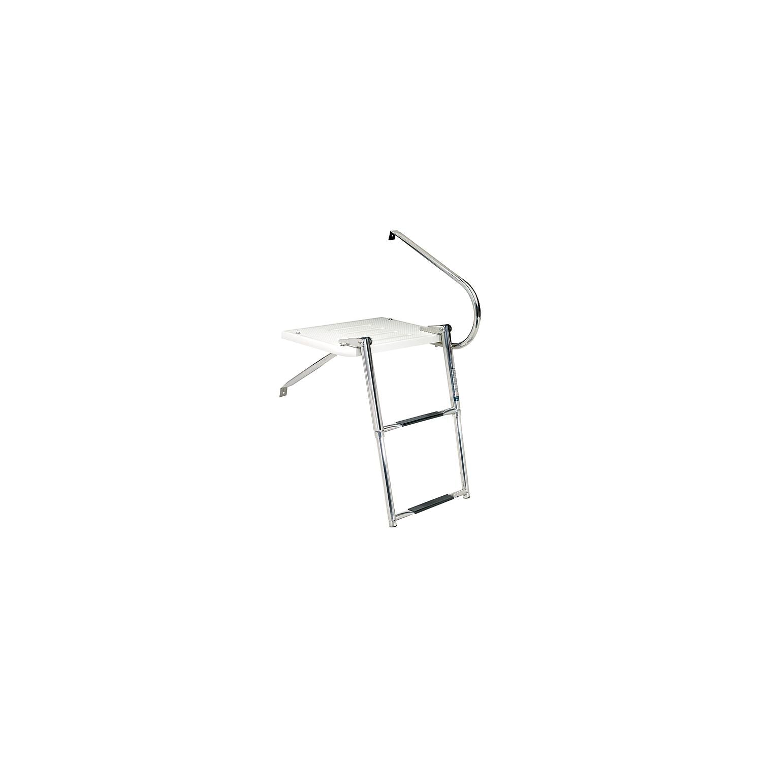 Universal Swim Platform w/ 2 Step Top Mount Ladder