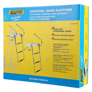 Universal Swim Platform w/ 3 Step Top Mount Ladder