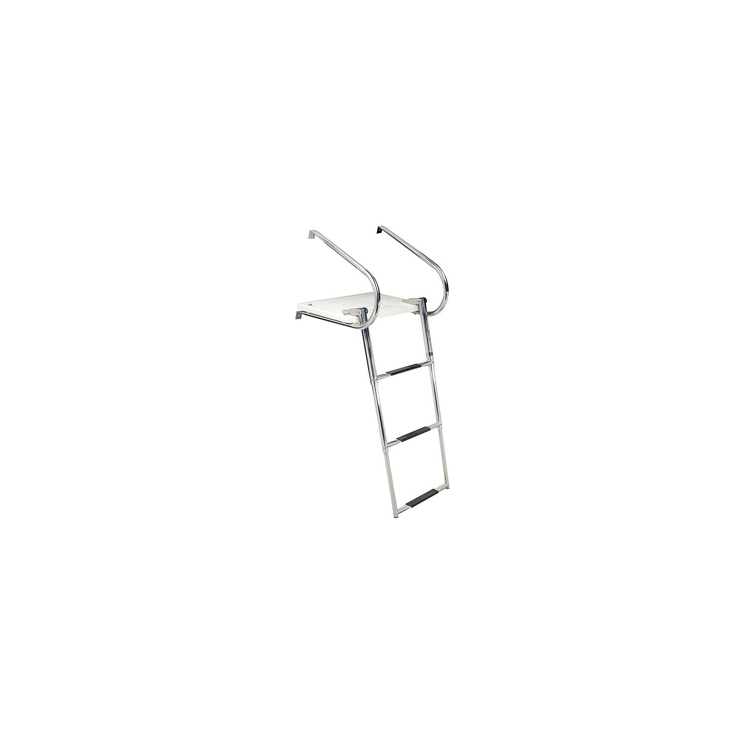Universal Swim Platform w/ 3 Step Top Mount Ladder