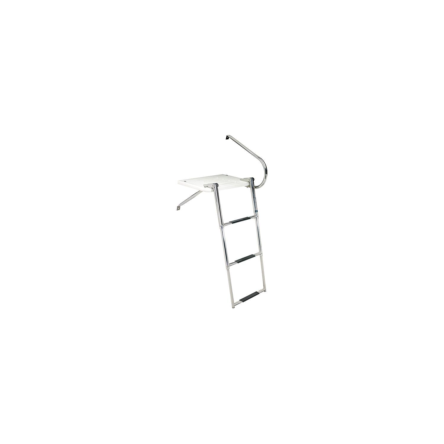 Universal Swim Platform w/ 3 Step Top Mount Ladder