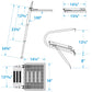 Universal Swim Platform w/ 3 Step Top Mount Ladder