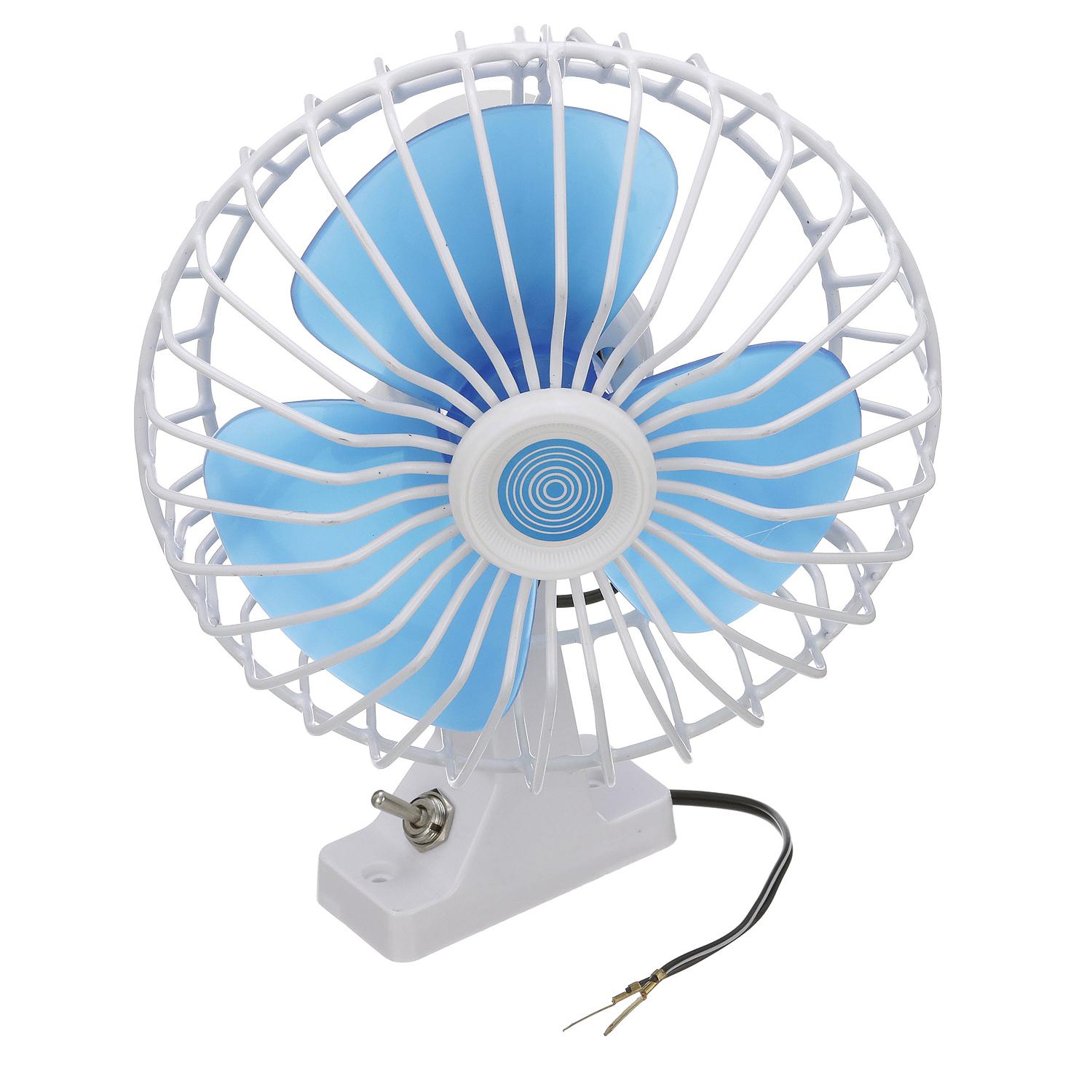 12V Oscillating Fan, 6in