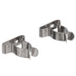 5/8in - 1 1/4in Stainless-Steel Spring Clamps, 2/PK