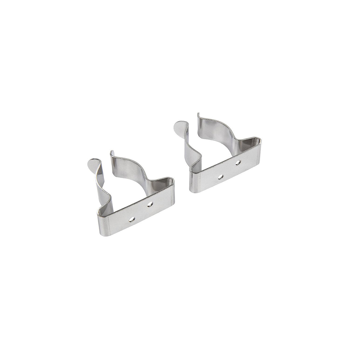 1in - 1-3/4in Stainless-Steel Spring Clamps, 2/PK