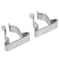 1in - 1-3/4in Stainless-Steel Spring Clamps, 2/PK