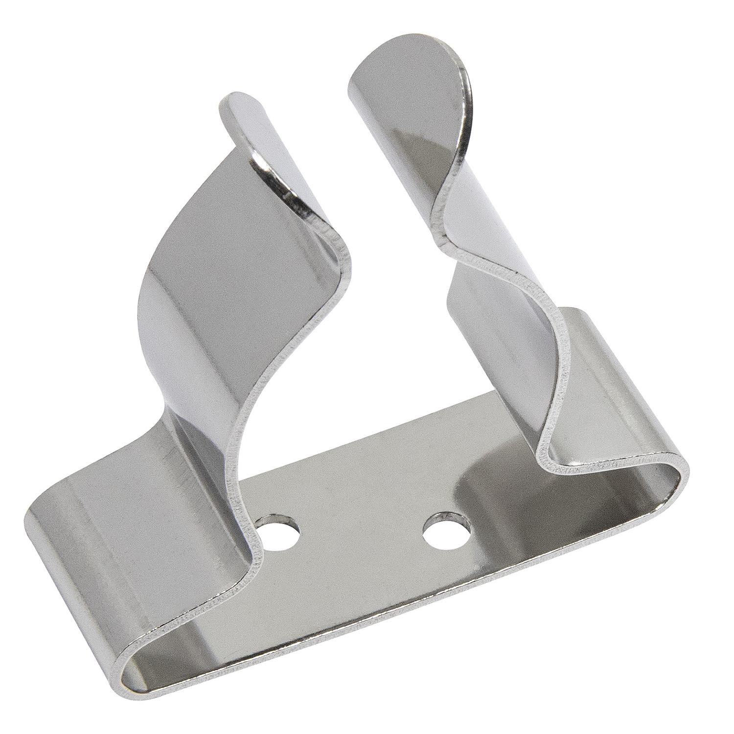 1in - 1-3/4in Stainless-Steel Spring Clamps, 2/PK