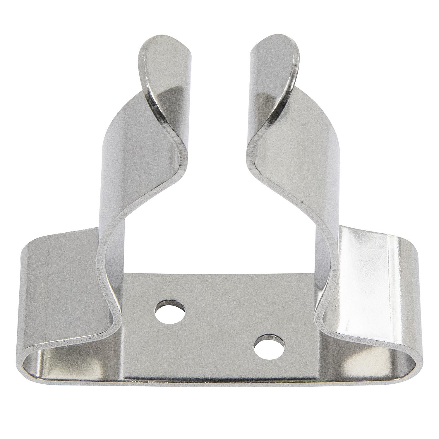 1in - 1-3/4in Stainless-Steel Spring Clamps, 2/PK