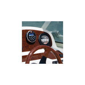 Bluetooth In-Dash Marine Gauge Stereo, Round Face