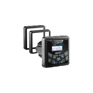 Bluetooth In-Dash Marine Gauge Stereo, Square Face