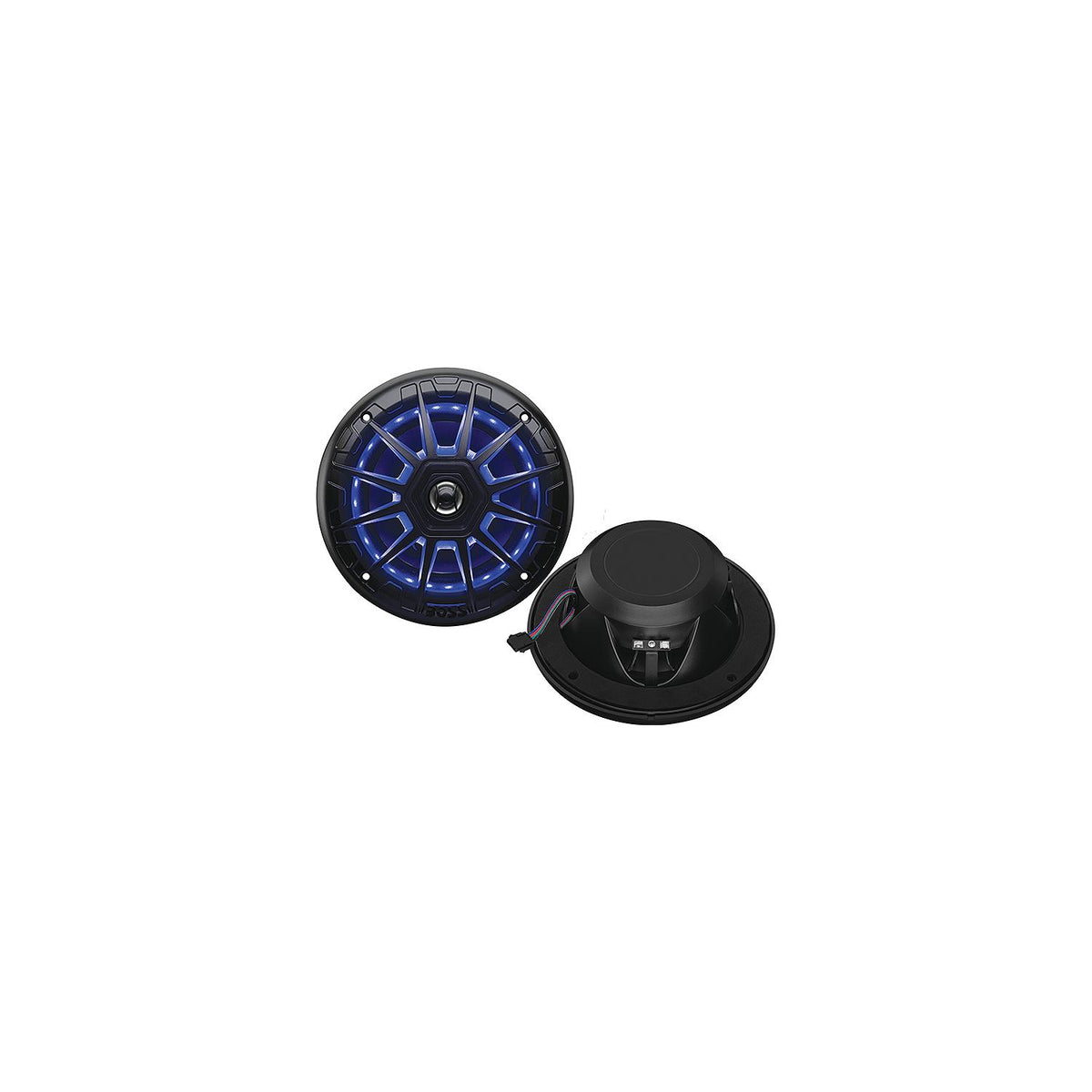 6-1/2in 2-Way Full Range Speakers w/ LED Lights, 2/PK